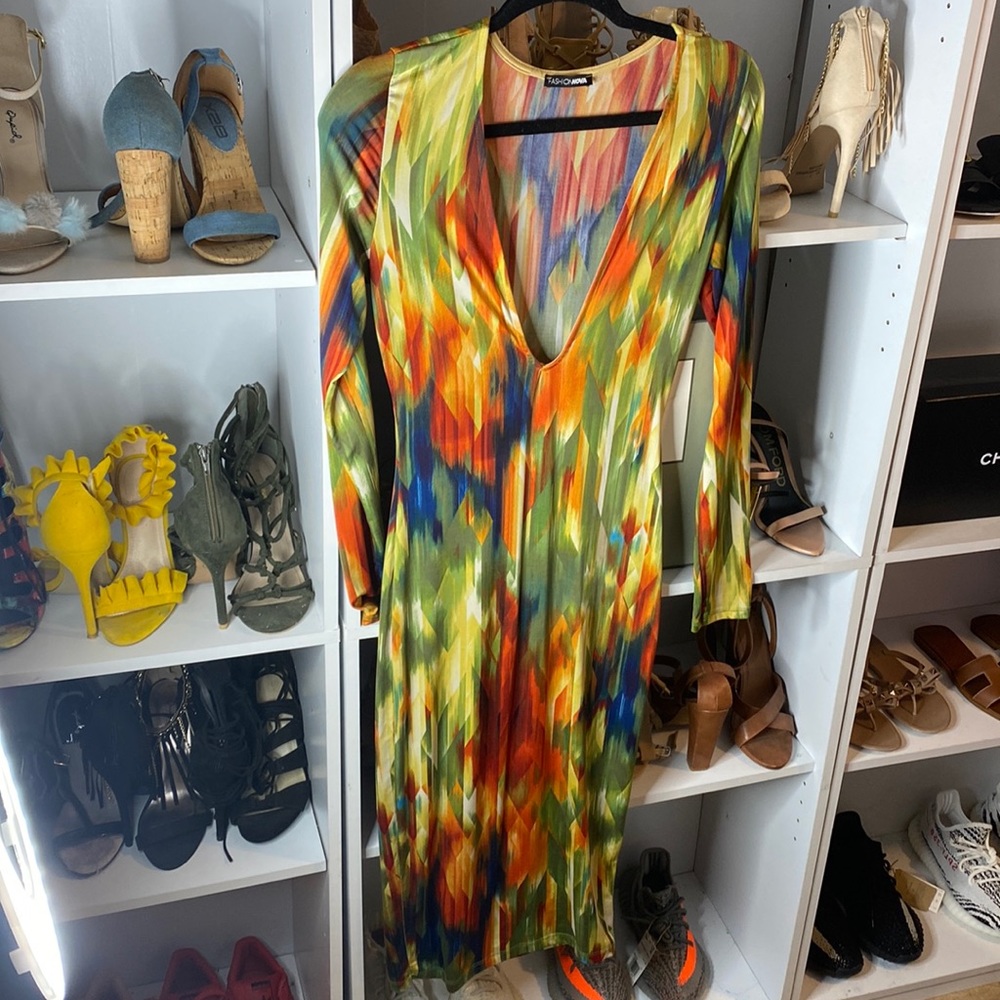 ‼️SOLD ‼️ Multi color dress